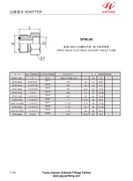 ORFS Inch Tube Weld Weld